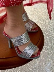emme effervescence silver shoes